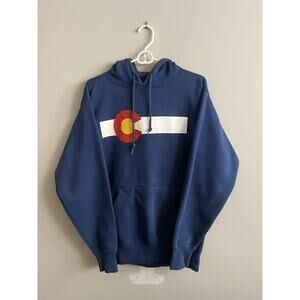 Colorado Outfitter Trading Co Blue Hoodie Sweatshirt Adult Size Small